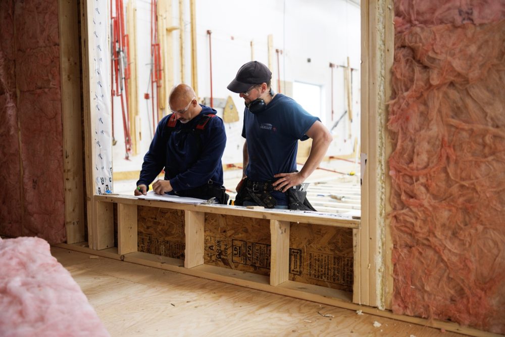 Suivi des étapes au chantier